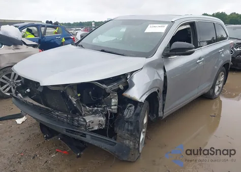 2015 Toyota Highlander Limited V6 from USA, damaged, VIN 5TDDKRFH0FS191616